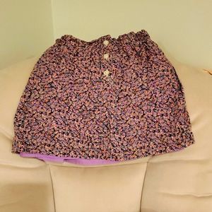 Crewcuts Girls  Flowery Skirt Size 6/7
